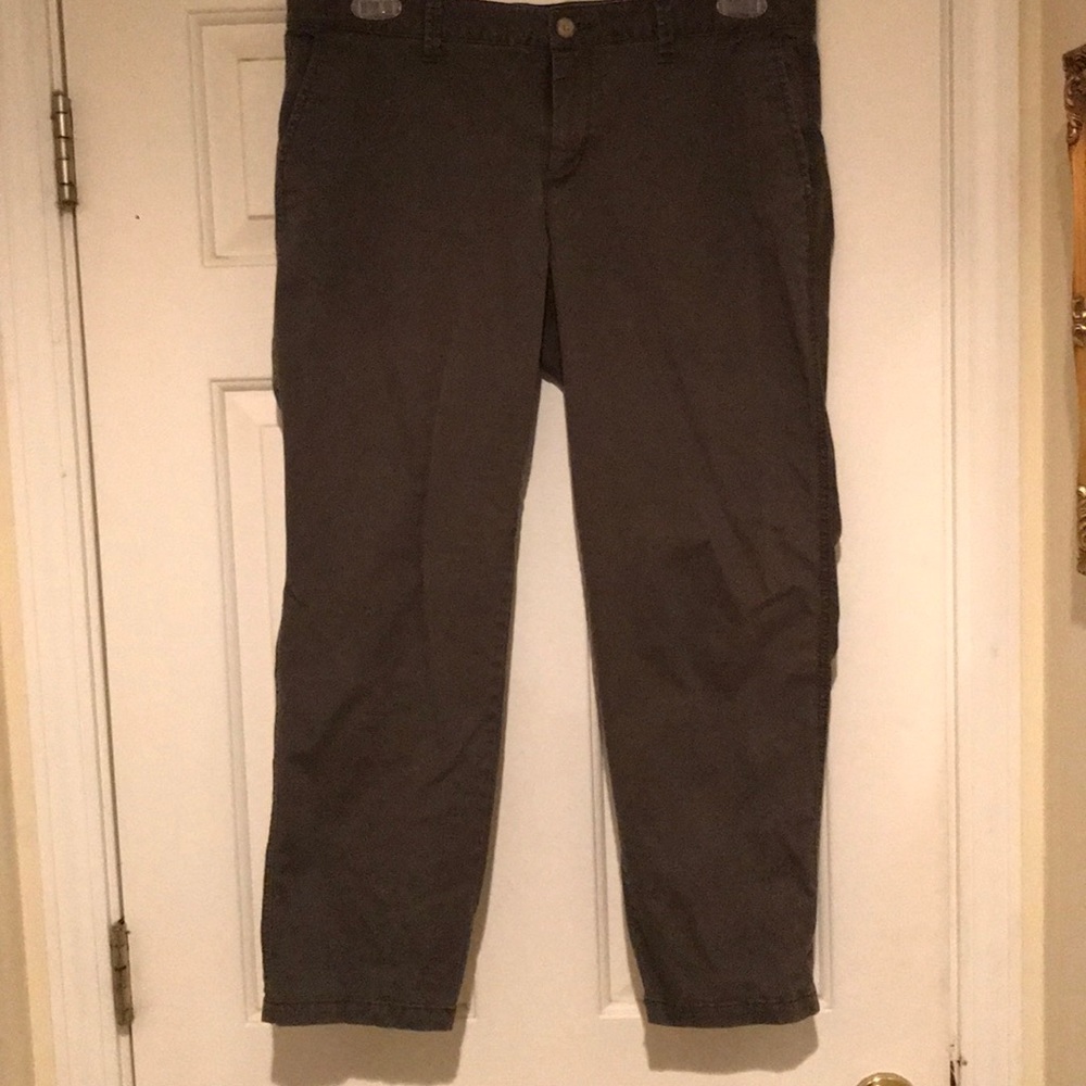 Olive Capri Pants